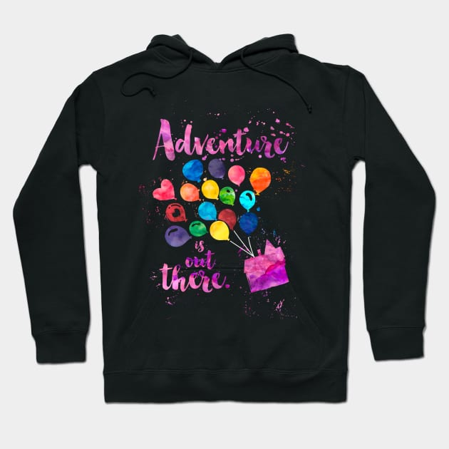 Adventure is Out There Hoodie by literarylifestylecompany